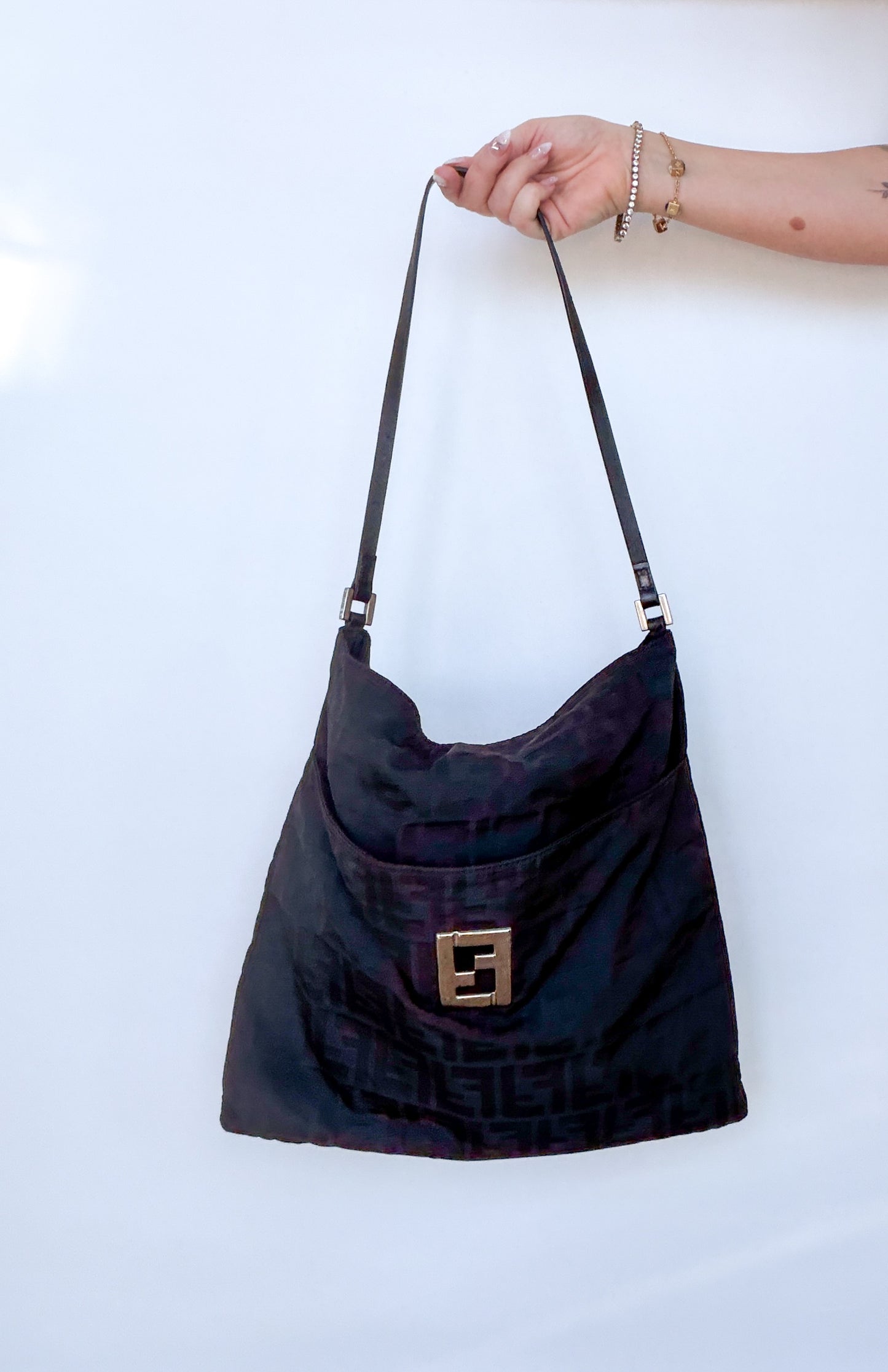 Fendi Zucca Shoulder Bag