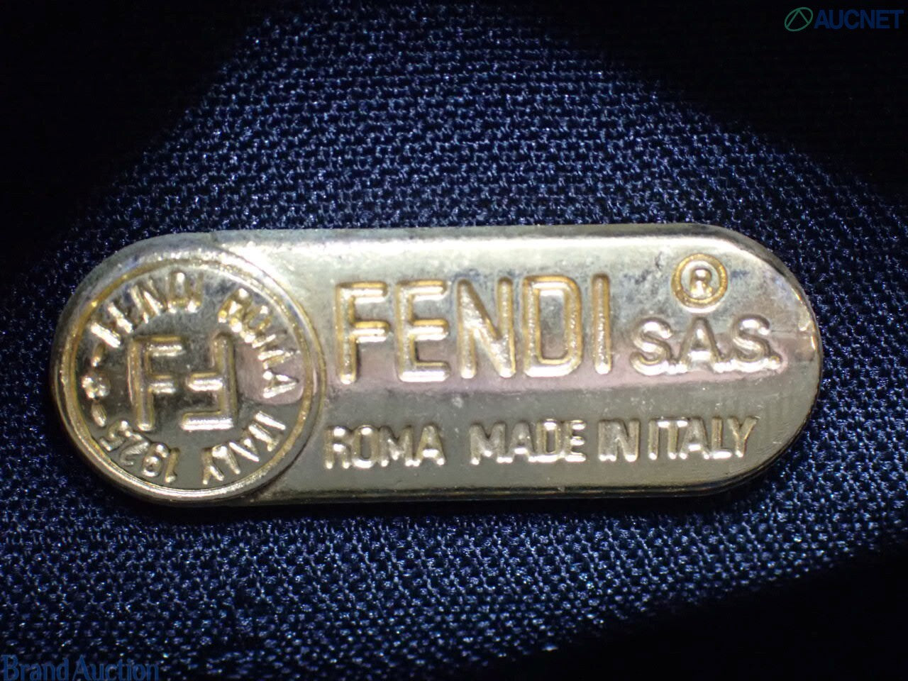 Fendi Pequin Stripe Crossbody Bag (Vintage)
