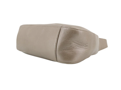 Prada Metallic Leather Hobo Bag – Champagne