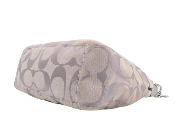 Coach Lilac Signature Shoulder Bag with Matching Pouch