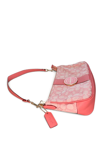 Vintage Coach Signature Swinger Bag – Pink