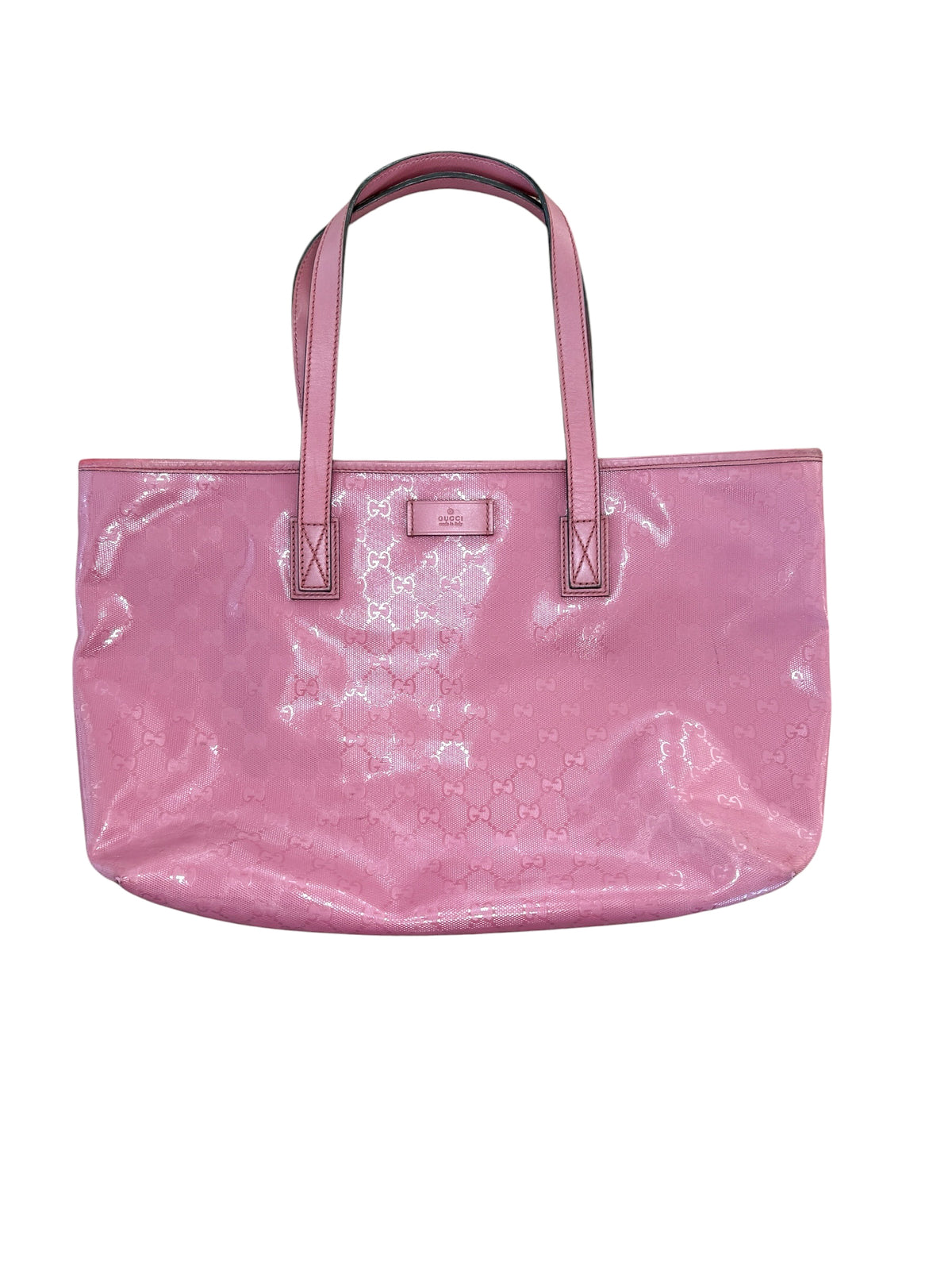 Gucci Pink GG Imprimé Medium Tote