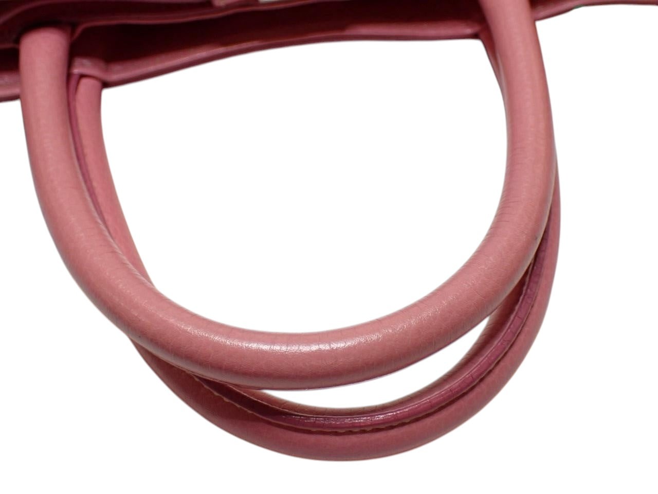 Prada Canapa Bow Tote – Pink & Beige