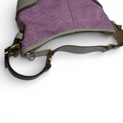 Coach Pink Signature Shoulder Bag