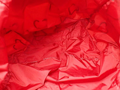 Prada Heart Print Nylon Tote Bag