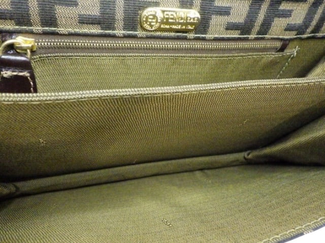 Fendi Zucca Canvas Shoulder/cross body Bag (Vintage FF Monogram)