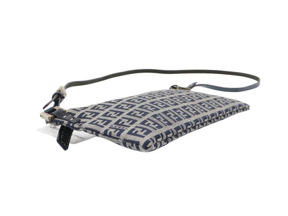 Fendi Zucca Canvas Mini Shoulder Bag – Navy