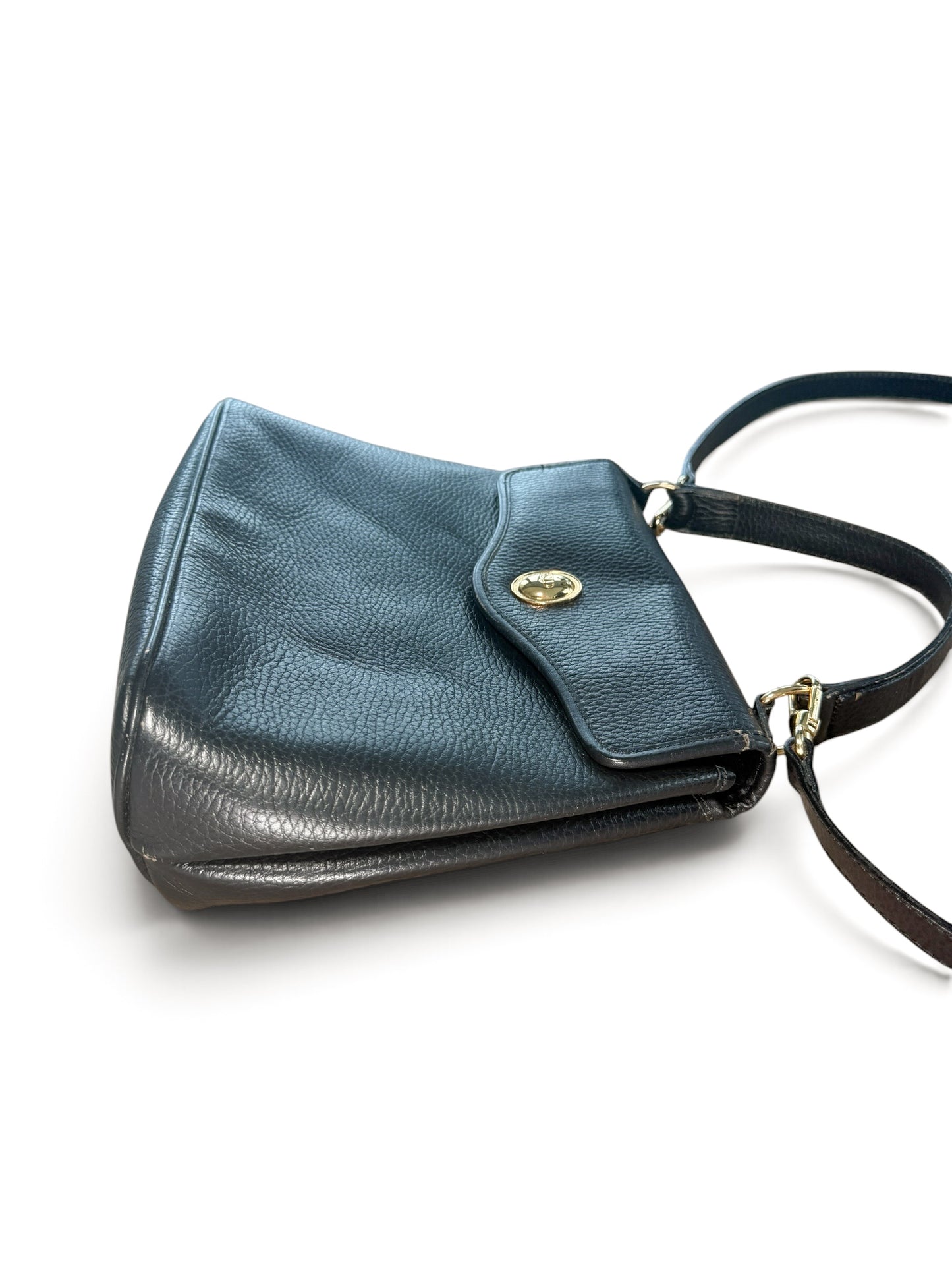 Christian Dior Vintage 2-Way Leather Top Handle Bag – Black Leather