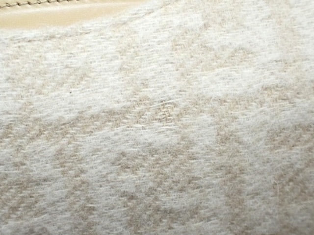 Fendi Zucchino Textured Shoulder Bag | Beige