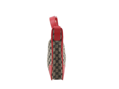 Gucci GG Canvas & Leather Shoulder Bag (001 4205)