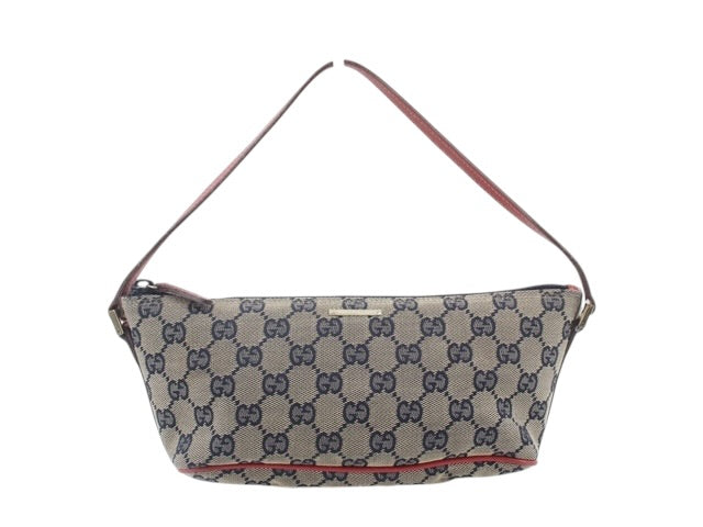 Gucci GG Canvas Red Shoulder Pouch