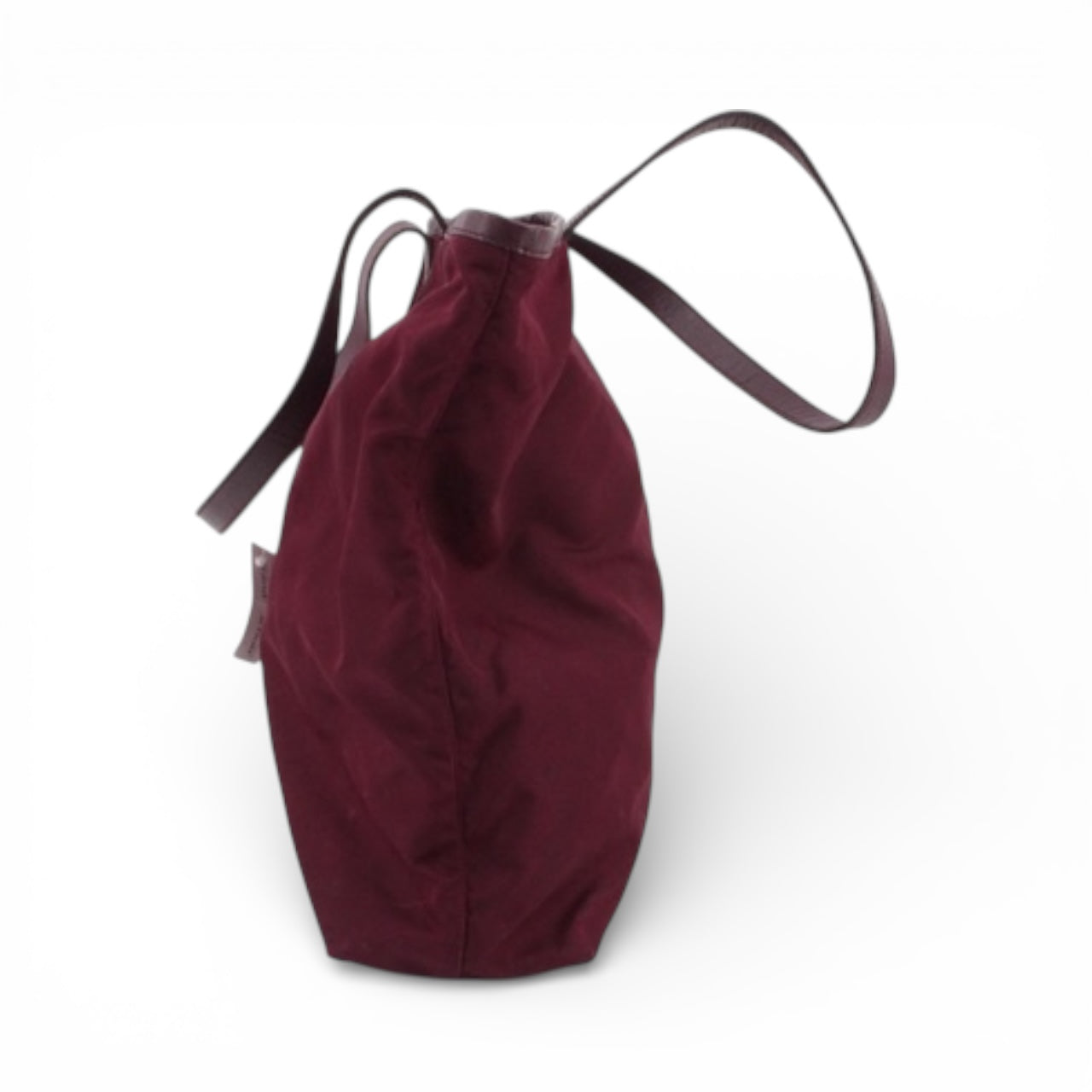 Prada Burgundy Nylon Tote