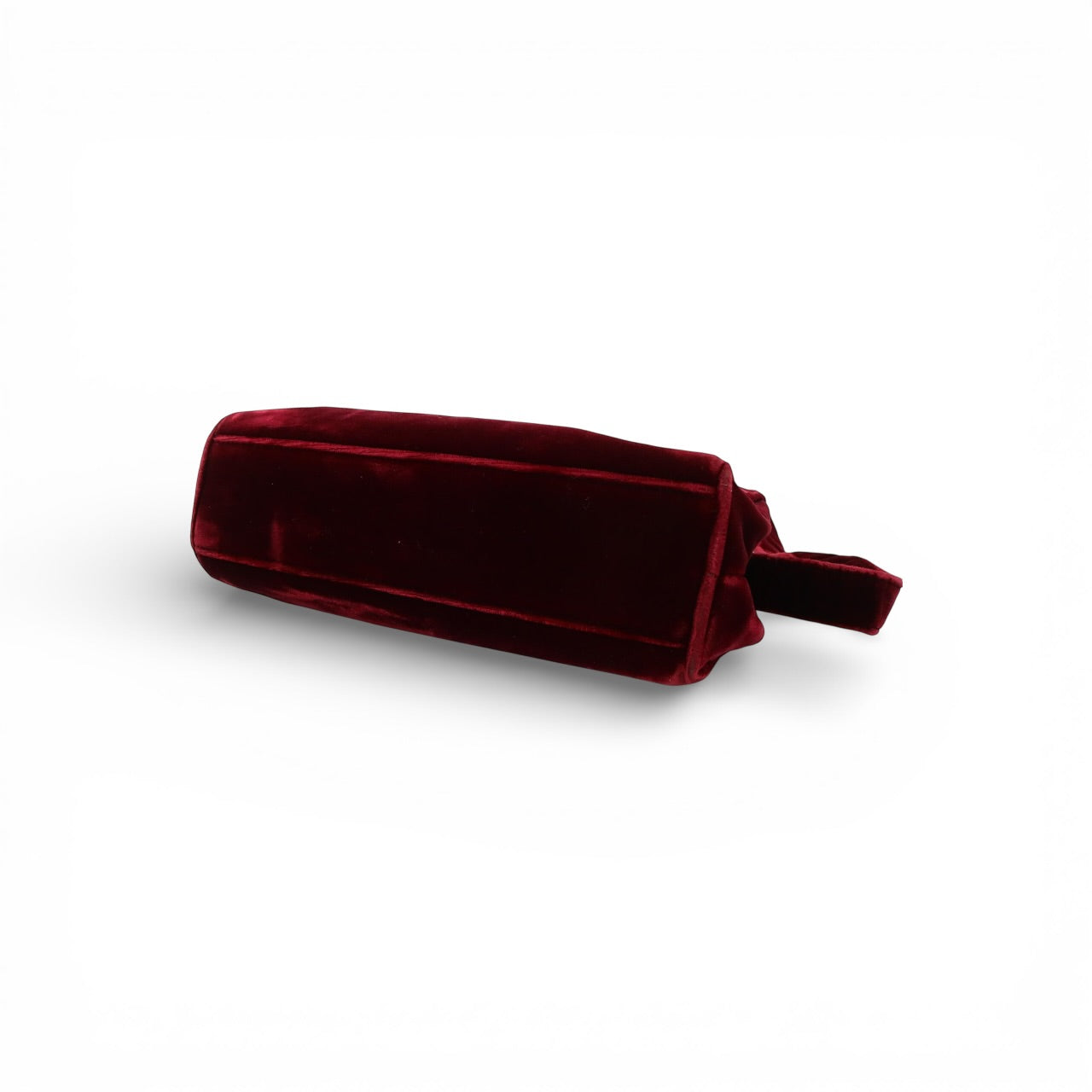 Prada Red Velour Velvet Shoulder Bag
