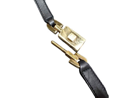 Gucci Tom Ford Era Jackie Matelassé Black Leather Chain Shoulder Bag