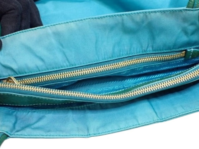 Prada Tessuto City Tote – Turchese Nylon