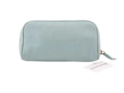 CHANEL LIGHT BLUE COSMETIC POUCH
