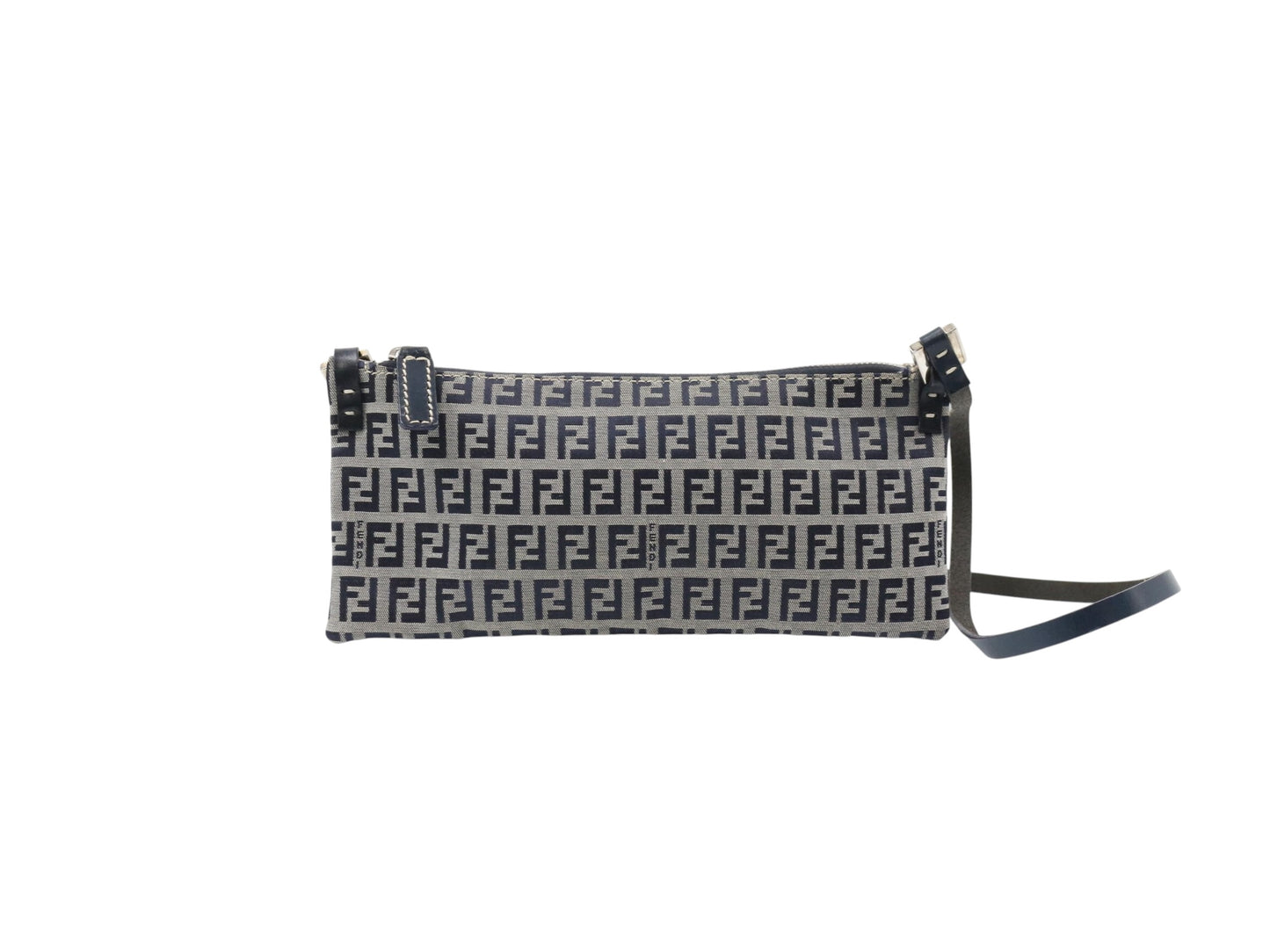 Fendi Zucca Canvas Mini Shoulder Bag – Navy