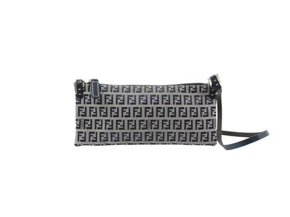 Fendi Zucca Canvas Mini Shoulder Bag – Navy