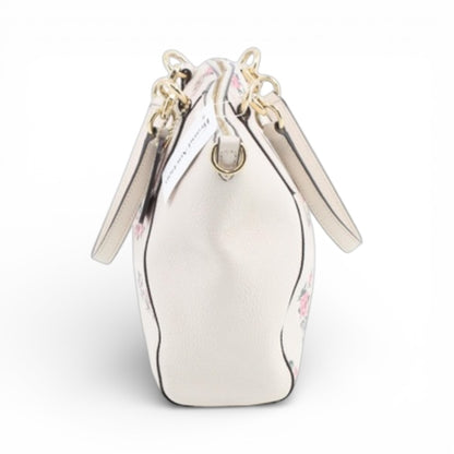 Coach White Floral Tote