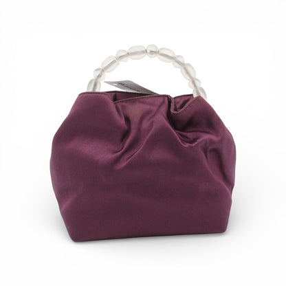 CHRISTIAN DIOR PEARL SATIN HANDBAG – A GRADE