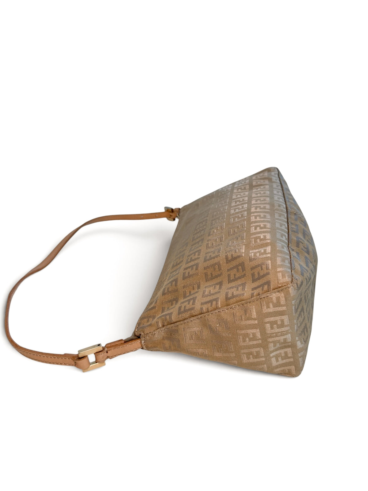 Vintage Fendi Zucchino Shoulder Bag – Beige Monogram