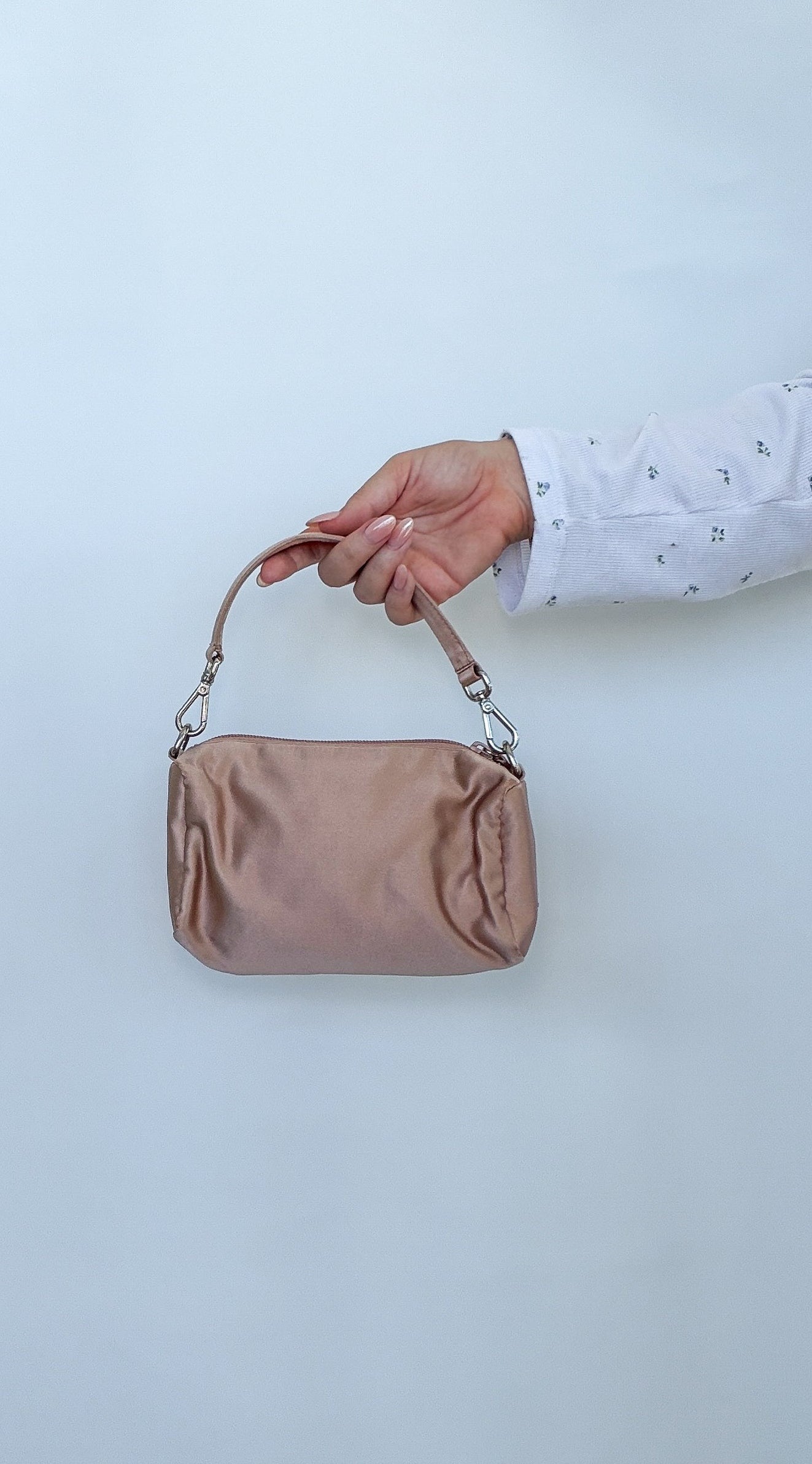 PRADA GOLD SATIN MINI BAG