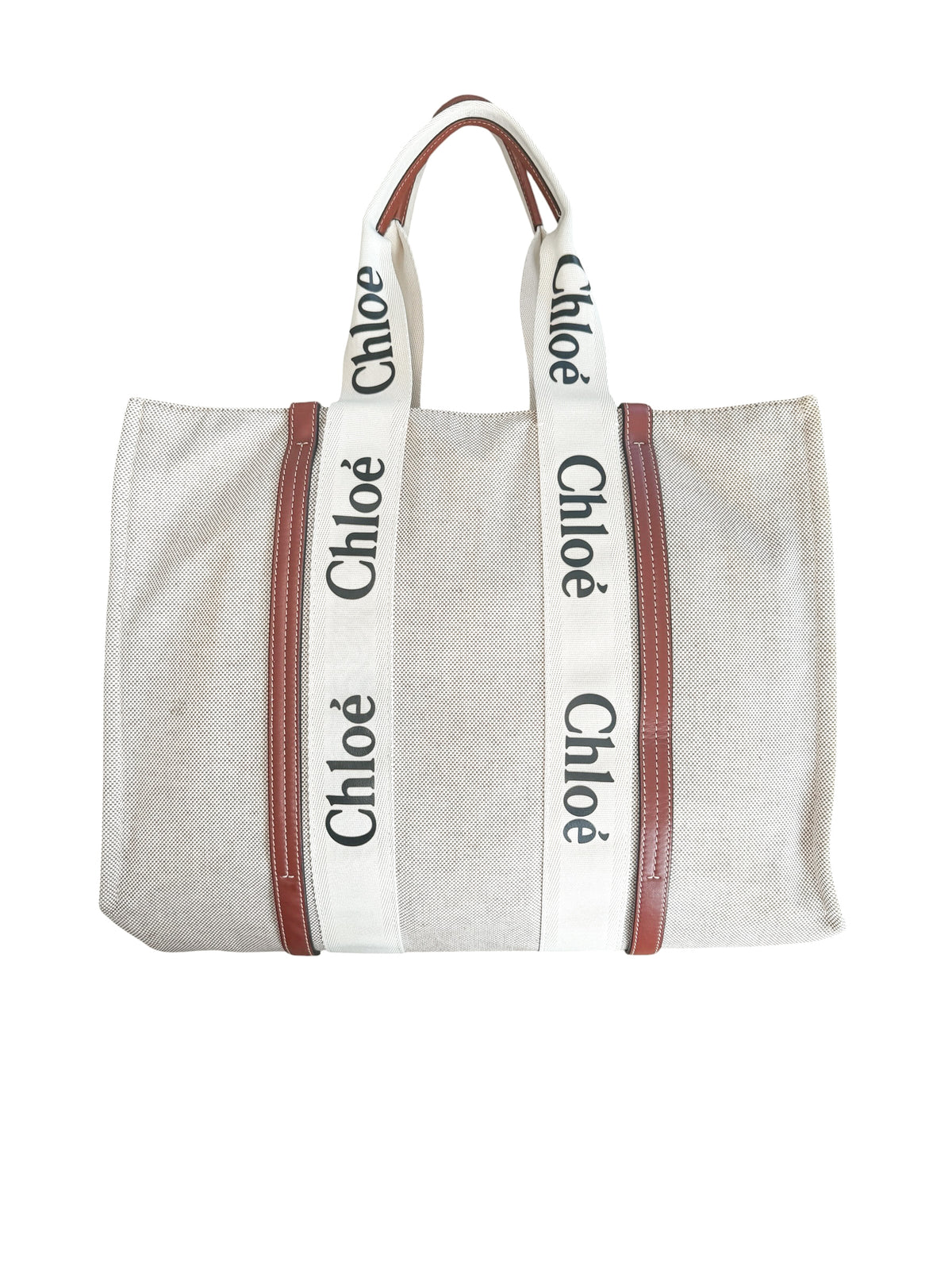 Chloé Woody Canvas Tote