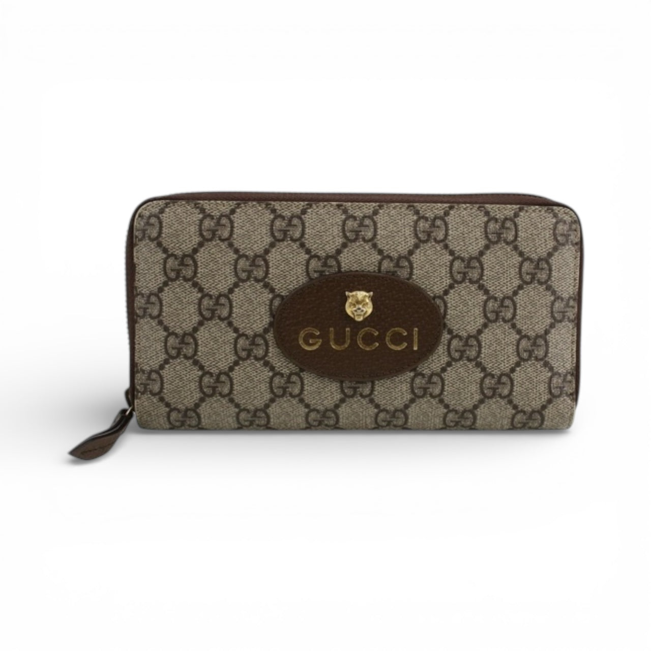 Gucci GG Supreme Zip Long Wallet