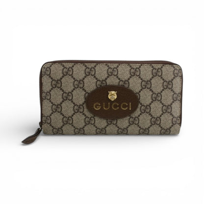 Gucci GG Supreme Zip Long Wallet