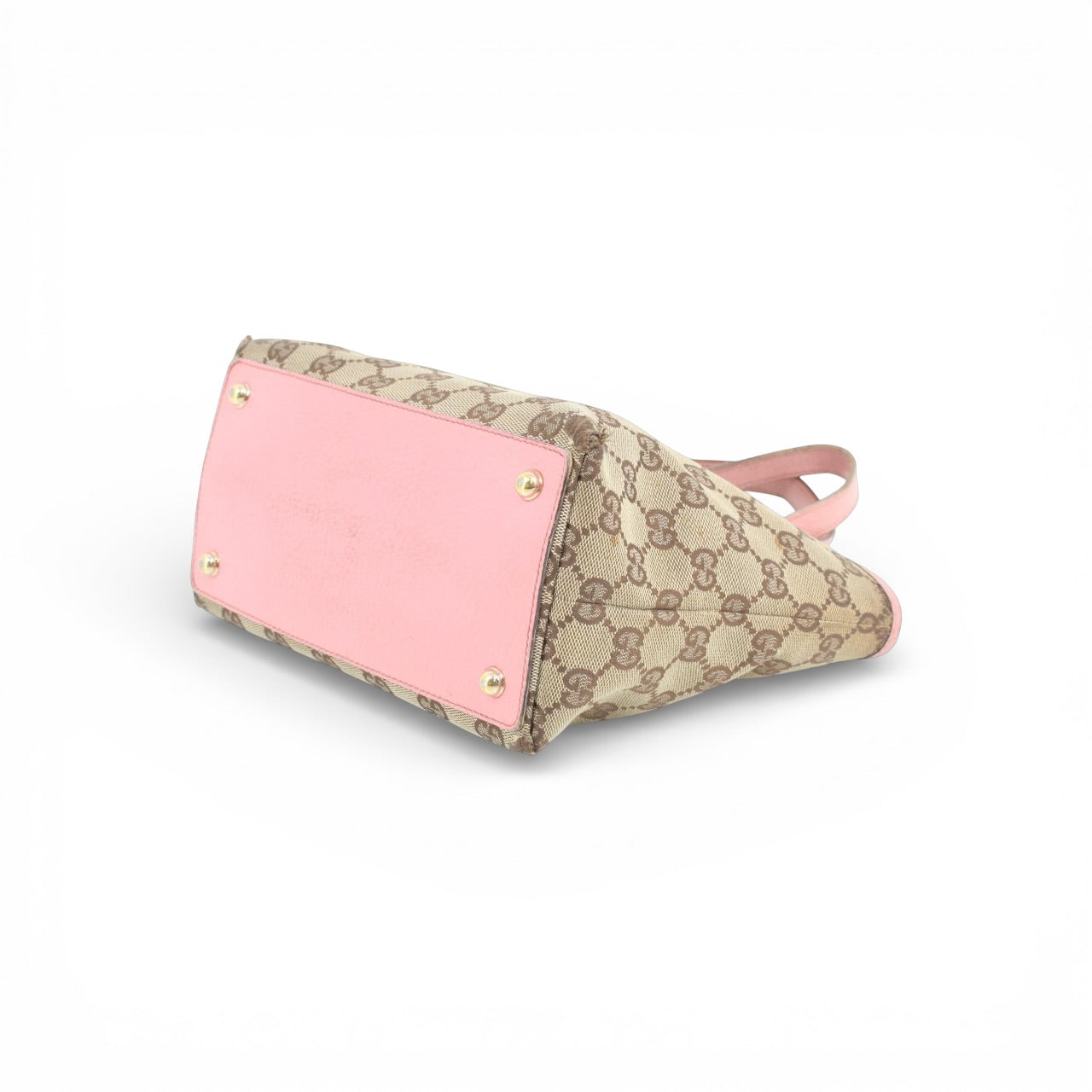 Gucci Mini GG Canvas Tote – Pink Trim