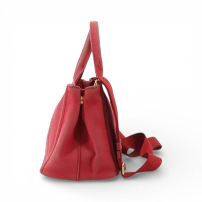 Prada Canapa 2-Way Denim Tote