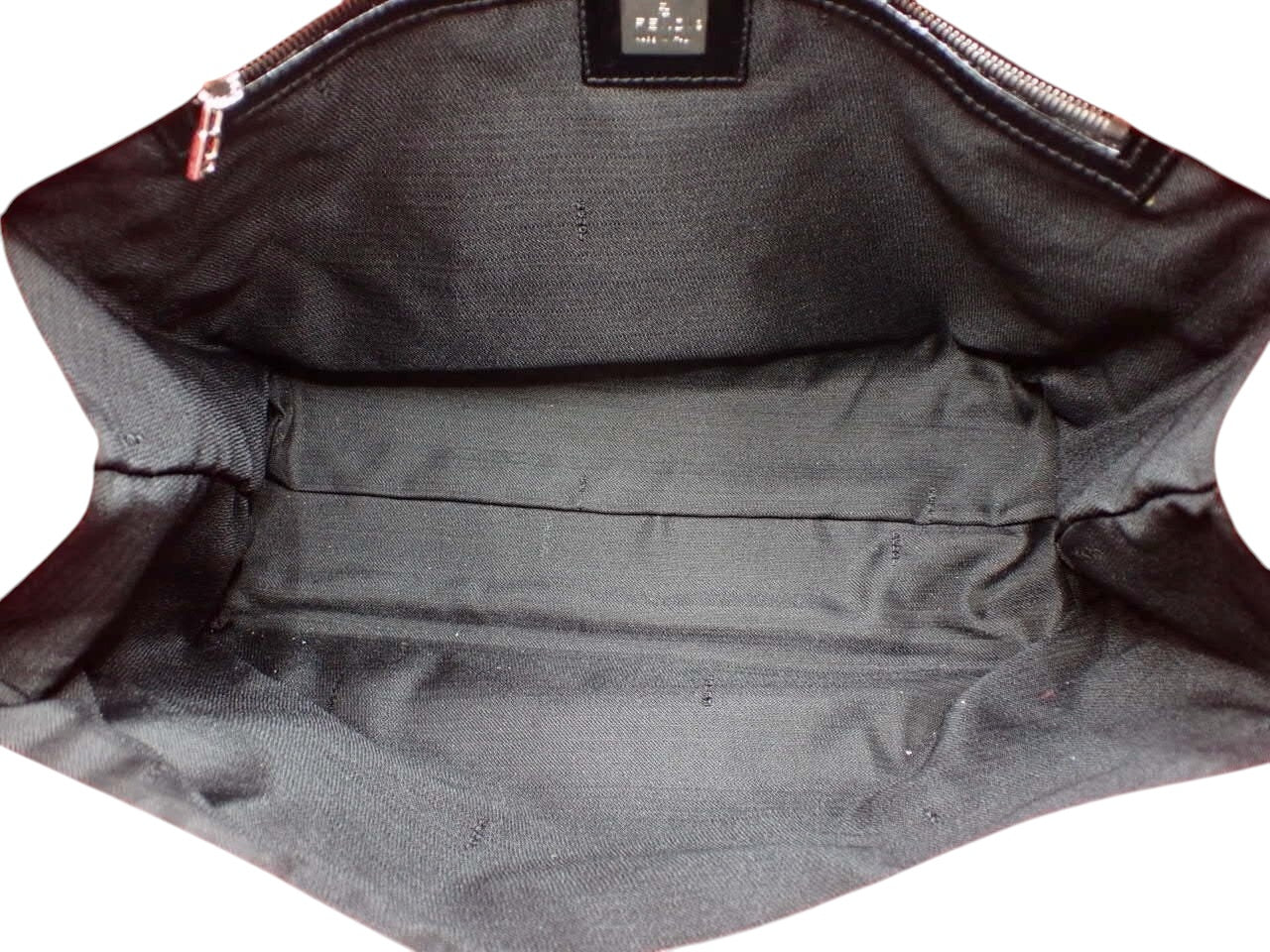 Fendi Red Velvet Tote Bag