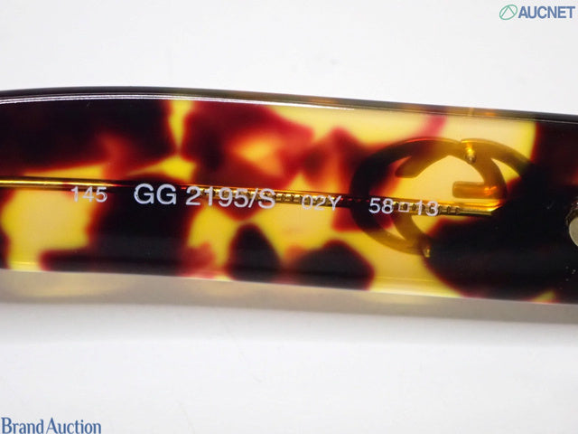 GUCCI VINTAGE GG 2195/S TORTOISESHELL SUNGLASSES