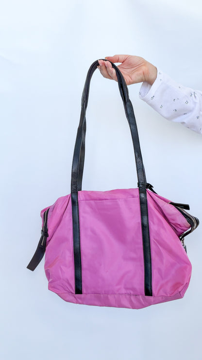 PRADA Nylon Tote Bag – Pink