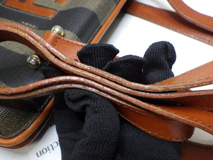 Fendi Pequin Stripe shoulder Bag