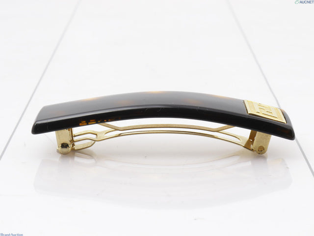 Fendi Logo Hair Barrette
