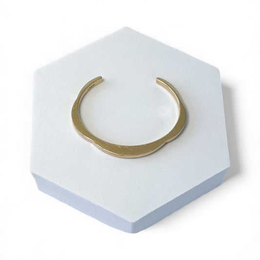 Chloé Gold-Tone Sculpted Cuff Bracelet