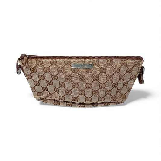 Gucci GG Canvas Cosmetic Pochette – Brown Monogram