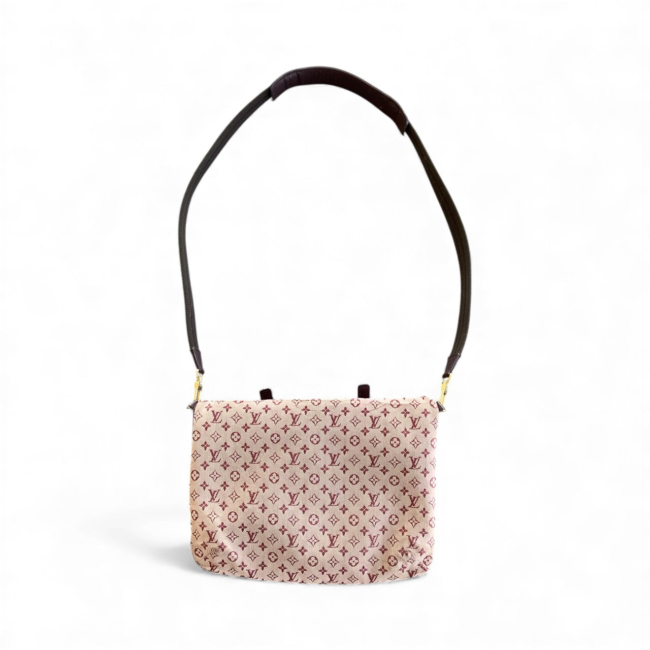 Louis Vuitton Monogram Mini Lin Tote / Crossbody – Rouge (Red Jacquard)