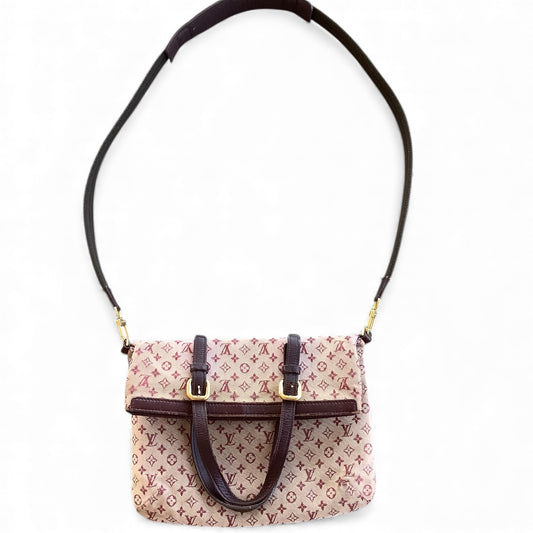 Louis Vuitton Monogram Mini Lin Tote / Crossbody – Rouge (Red Jacquard)